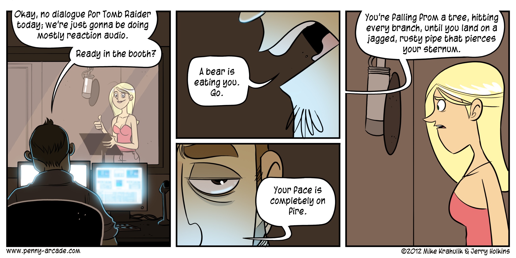 You look very pale you should. Пенни Аркейд. Penny Arcade game.