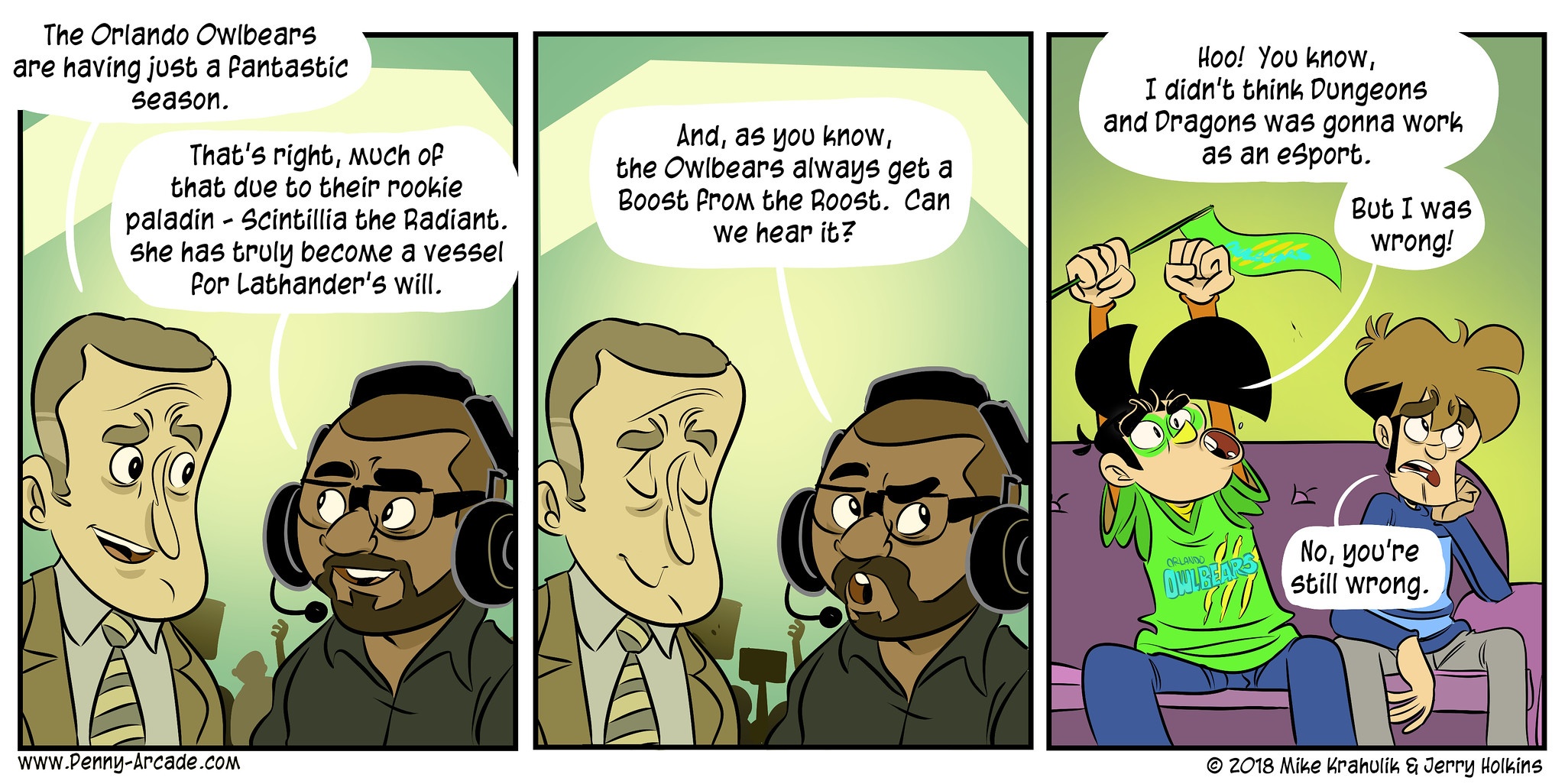 Character Selection Penny Arcade