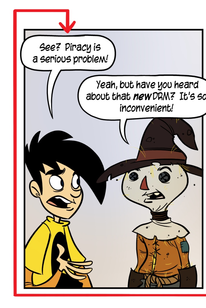 A Cyclical Argument With A Literal Strawman Penny Arcade
