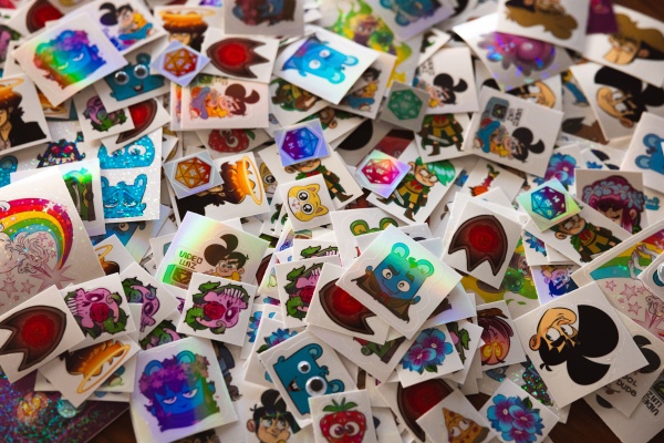 Lots of stickers!