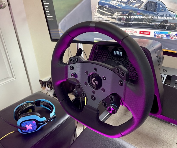 THE NEW LOGITECH PRO RACING WHEEL CAME OUT AND I TELL YOU WHAT I