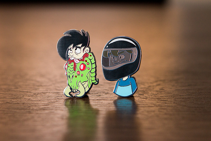 Gabe and Tycho 2014 Pins