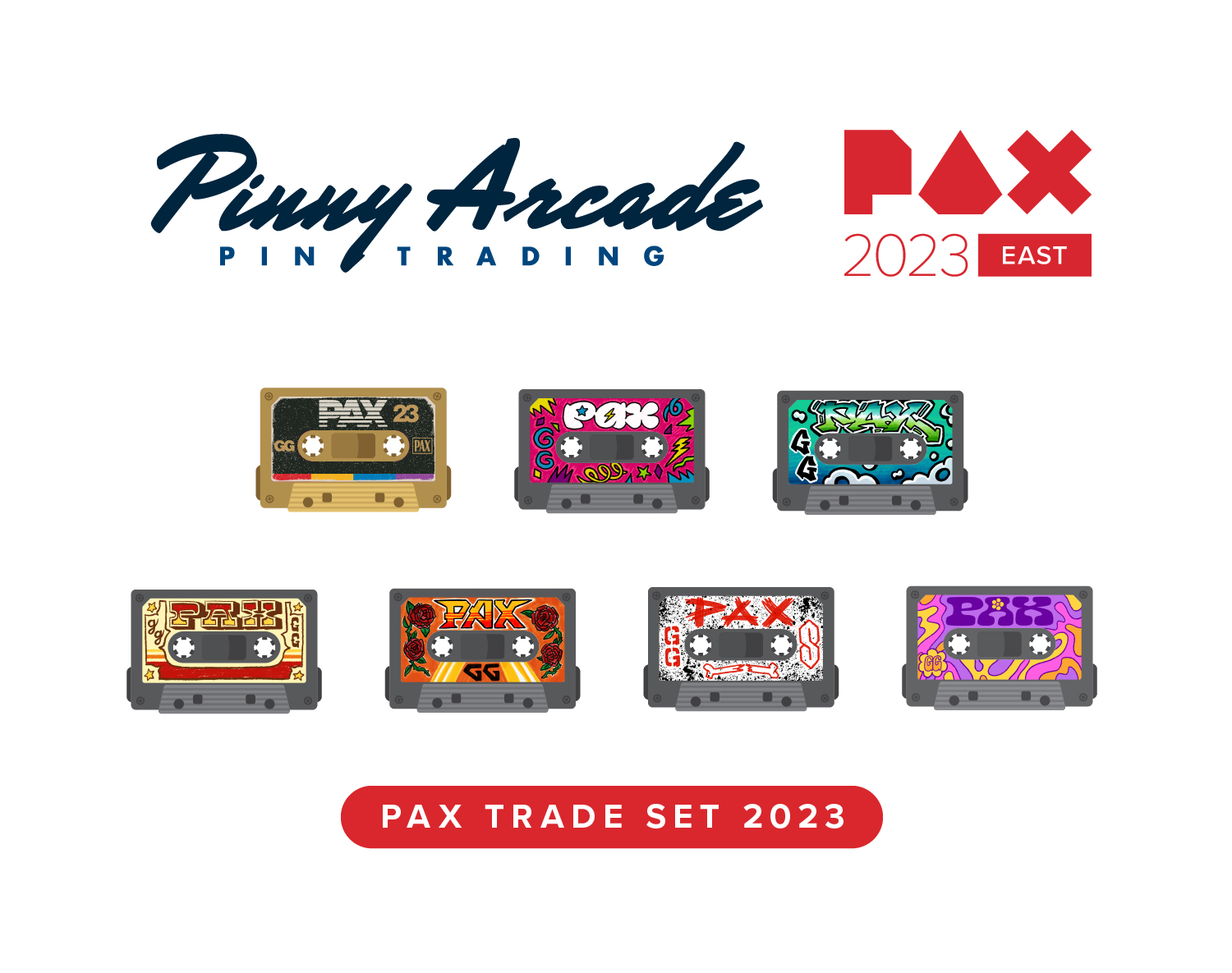 PAX EAST 2023 Trade Pins