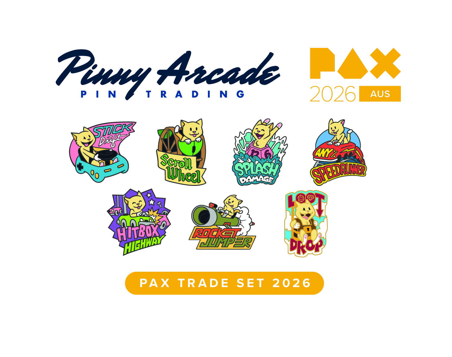 PAX AUS 2026 Trade Pins